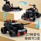 Miaoyan Chinese military police car building block assembly model small particle building blocks 6-12 years old children's toys birthday New Year's gift