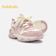 Balabala children's shoes children's sports shoes girls' shoes 2025 new autumn and winter shoes non-slip dad shoes plus velvet sweetness