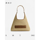 Ximuting rush 2025 new woven tote bag women's autumn hobo bag niche fashion single shoulder crossbody bag deep black