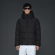 Gao Fan and Tian Xuning same style black gold goose down jacket function 5.0 five grid 2025 men's down jacket black 2XL
