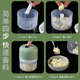 Yusenyi wireless garlic masher electric garlic masher household garlic masher garlic mincer artifact small garlic masher for kitchen manual cooking machine white (3-leaf blade)