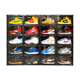 Raft core plastic shoe box SupBro high-end storage box transparent sneakers side-opening display folding shoe cabinet shoe wall storage artifact high-end side-opening black * 8 pieces can be placed up to size 46 33.7x26.5x20.6cm