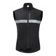 WOSAWE Mountain Road Bike Fleece Vest Water-Repellent Autumn and Winter Cycling Clothes Cycling Vest BL241-Black Warrior Black M Suitable for 60-65 kg