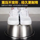 Dad Xiang's multi-purpose 316 stainless steel basin, vegetable washing basin, egg-beating and noodle thickened set basin, large reverse side, deepened, large capacity, 20cm-22cm-24cm, upgraded thickening, three-piece set