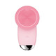 Handheld rechargeable massage cleansing bath and face wash artifact household face wash instrument face brush portable electric facial cleansing instrument pink
