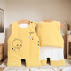 Baby cotton pocket to protect the tummy and prevent colds, baby and children's autumn and winter anti-kick quilt vest-style shoulder pads, yellow - cat size 66, recommended 10-13 Jin Jin equals 0.5 kg
