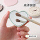 Love Makeup Mirror New Cute Love Simple Mirror ins Portable Love Student Face Value LED Portable Mirror Makeup Mirror White