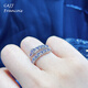 CAJJ Francois tanzanite snake ring 925 silver natural colored treasure luxury snake ring gift for self-wear design Hong Kong 13#