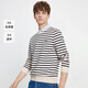 Navikel Italian dinghy 25 autumn and winter new men's fake two-piece striped sweater shirt collar sweater 1144015314