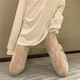 Lace fishnet stockings white stockings women's thin lolita ultra-thin jk stockings pantyhose large size white silk Japanese one-piece lace fishnet stockings flower vine white 1 piece one size fits all