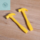 LNGA LANDGRE claw hammer plastic hammer yellow plastic hammer mini toy small hammer plastic handle small hammer children DIY Korean style yellow small hammer 2 pieces
