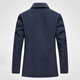 BOSS high-end BOSS light casual suit jacket for men 2025 new spring and autumn anti-wrinkle and iron-free men's single suit, navy blue XL 180 suitable for 140-155 Jin Jin equals 0.5 kg