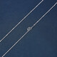 Beijing Gold Trading Center Co., Ltd. Platinum Necklace Hemp Rope Simple Fashionable Versatile Necklace for Boyfriend and Husband Holiday Birthday Gift 2025 About 5.13g
