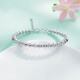 CHINA GOLD pt950 platinum abacus scimitar bead bracelet adjustable women's birthday gift for girlfriend about 13.03g