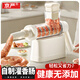 Jingyan Enema Machine Home Manual Sausage Filling Artifact Sausage Machine Manual Casing Enema Machine Enema Tool Mold White Enema Tube + Casing + Cotton Thread + Gloves Upgraded Rotary | Convenient and Labor-saving