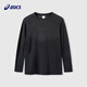 ASICS children's clothing winter children's all-in-one sports long-sleeved moisture-wicking, comfortable and warm 9000 black 175