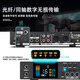 ZUU's new front-end effector professional karaoke home karaoke balanced vocal front karaoke audio simulation advanced singing speaker equipment ktv K160 effector wireless microphone + male to female XLR cable