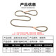 Dog leash P chain rope dog walking rope explosion-proof impact collar integrated dog leash medium and large small dogs beige P chain L size 20-50Jin Jin equals 0.5 kg applicable