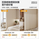 Jinchan Curtains Home Blackout Living Room Bedroom Double-sided Chenille High Blackout Curtains Hook Type Cream 220*250