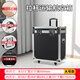 Pupan Aluminum Alloy Hardware Toolbox Instruments and Equipment Universal Wheel Trolley Box Accessories Large Protective Aviation Storage Box Extra Large Black Trolley Empty Box