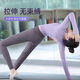 Double Show Small Waist Yoga Wear for Women Autumn and Winter Pilates Training Set Stunning One-piece Woven Sports Fitness Top Long Sleeve Purple Top XL 120-135