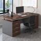 Desk staff desk simple modern office boss desk simple staff desk workbench supervisor desk computer desk boss desk wilderness oak color 160*70