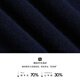 K-Boxing Men's Autumn and Winter Business Fashion Striped High-End Cashmere Sweater VYEE3354 Dark Blue M
