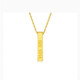 Chow Tai Fook Gold Small Gold Bar 5201314 Pendant Women's 999 Pure Gold Birthday Gift for Girls and Wife Chinese Valentine's Day Gift Chinese Valentine's Day Pure Gold 999 Pendant + 925 Necklace