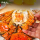 Live crabs Su Zhuangyuan fresh hairy crabs in stock whole female crabs 4.0-4.3 taels 8 large crabs with ropes and heavy seafood gift boxes sent directly from the source