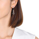 Chow Sang Sang pt950 platinum earrings, platinum bloom earrings 55175E, priced at 2.91 grams (including labor cost of NT$300)