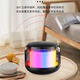 Shell Mok Portable Bluetooth Speaker Mini Small Speaker Wireless Portable High Quality Outdoor Car Home Colorful Subwoofer Small Speaker Upgraded Version - Colorful Light + Compact Mini + Multi-mode Buy 2 pieces and can be connected in series
