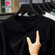 Pierre Cardin Autumn 100 pure cotton comfortable and skin-friendly men's sweater casual henley collar bottoming sweater loose sweatshirt for men blue M 165 125Jin Jin is equal to 0.5 kg or less
