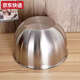 Sanqihu exported to Germany 316 stainless steel thickened salad bowl household cooking basin egg beating basin kneading dish basin 16-28 18/1020cm earless salad bowl