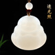Jade Talks Hotan Jade Buddha Pendant Women's Jade Pendant White Jade Big Belly Maitreya Buddha Jade Pendant Jade Necklace Jade Pendant Gift