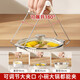 Anti-scalding bowl and plate artifact kitchen steaming vegetable tongs bowl clamp stainless steel anti-scalding and anti-slip plate lifter Anti-scald two-piece set bowl clamp + plate lifter