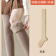 Childlike autumn and winter over-the-knee socks for women with velvet and thickened warm terry thigh socks jk uniform high anti-slip stockings milky white