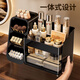 Shantou Lincun cosmetics storage box desktop style dressing table eyebrow pencil storage box large capacity product storage rack light luxury black-1 pack