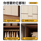 Juyao package installation solid wood 60mm deep wardrobe light luxury bedroom customized segmented large storage cabinet four doors 1.8m main cabinet + top cabinet