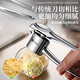 Chuangjingyi Select Garlic Press Manual Garlic Crushing Garlic Clamp Garlic Squeezing Garlic Crushed Garlic Clip Kitchen Household Garlic Crusher 304 Steel Plate