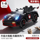 Zhouzhou Che 2025 new children's electric car four-wheel drive can sit on a person's remote control car for men and women, children's toy car, baby stroller, silver gray dual drive + leather seat + 12V7 battery + remote control