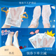VSEA goat milk foot mask anti-dry cracking, hydrating and moisturizing, disposable foot mask cover, universal foot care, everyone has said it is good foot mask 10 bags + hand mask 10 bags