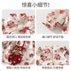 Banxidi girls dress winter 2026 new baby princess dress new Chinese style baby girl one-year-old dress children's skirt red 80