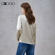 G2000 satin cloth/streamer stand collar/same style in shopping malls women's 2025 autumn and winter silky long-sleeved casual shirt