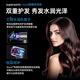 Syouran hair dryer student dormitory special low-power men's and women's folding hair dryer portable college dormitory hair dryer 500W 800W 1000W or less negative ions do not hurt hair Silver Gray 800w does not trip Upgraded high-speed brushless motor / bladeless high wind