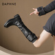 Daphne Maillard pile boots women's 2025 new boots high boots knight boots black 38
