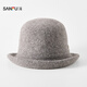 SANFU Soft Texture Bucket Hat Retro Elegant Fashion Clothing Accessories Accessories Hat 848751 Black One Size
