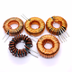 Hanshi Hengye Iron-silicon-aluminum ring inductor energy storage magnetic ring inductor 80uH dual 1.5 wires 30A vertical motor wire/10 pcs