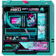 ASUS ROG Hatsune Miku co-branded family bucket 9800X3D 9950X3D/RTX5080 Night God host desktop computer game live broadcast Ai video editing rendering assembly complete machine configuration six 9800X3D + ASUS 5080