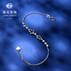 Caibai Jewelry Platinum Bracelet Pt950 Platinum Fashion National Style Gourd Cat's Eye Bead Bracelet Price BJ Platinum Bracelet About 3.25g About 16cm