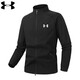 Under Armor Sports Stand Collar Jacket Men's 2025 New Outdoor Cycling Clothing Casual Running Stretch Windproof Jacket Dark Gray 3XL